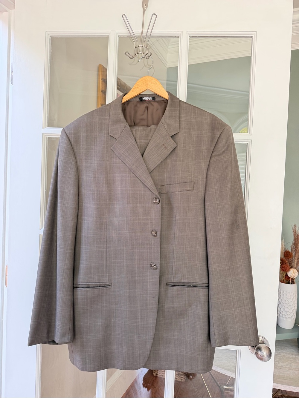 Jones New York Brown Plaid Sport Coat